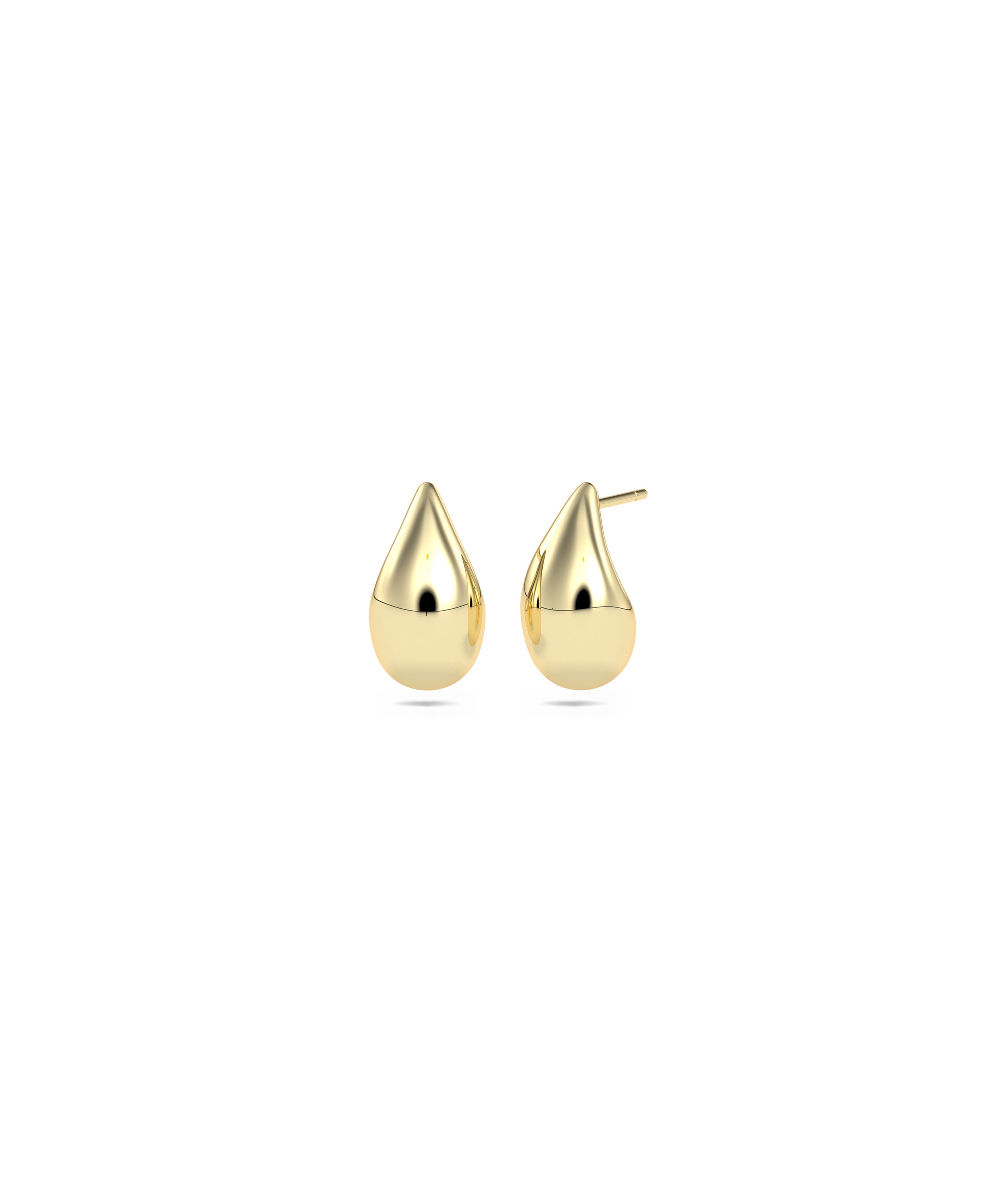 Gold Drop Stud Earrings | Everyday Jewelry