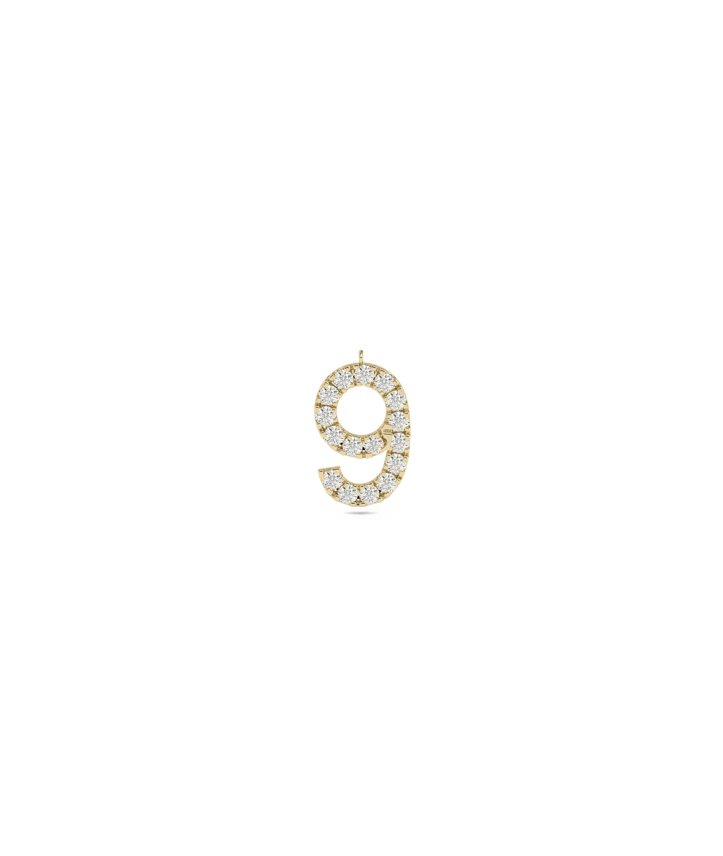 Diamond Pave Initials Charm - Chic Everyday Jewelry