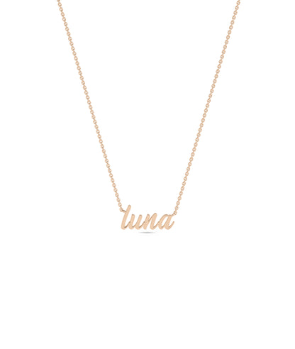 Custom Gold Name Necklace