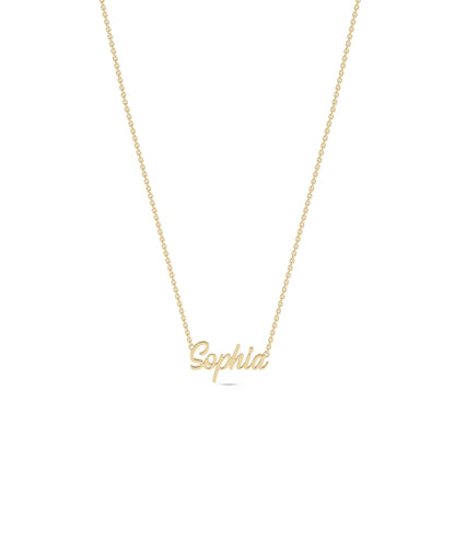 Custom Gold Name Necklace