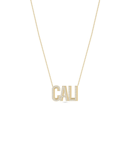 Diamond & Groove Name Necklace - Everyday Jewelry