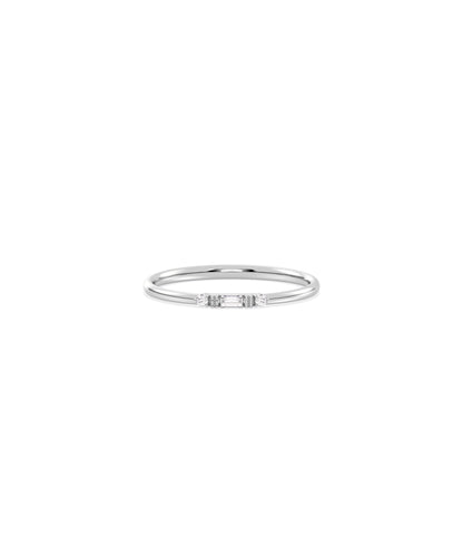 Baguette and Accent Diamond Ring | Everyday Jewelry 