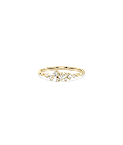 Diamond Cluster Band Ring