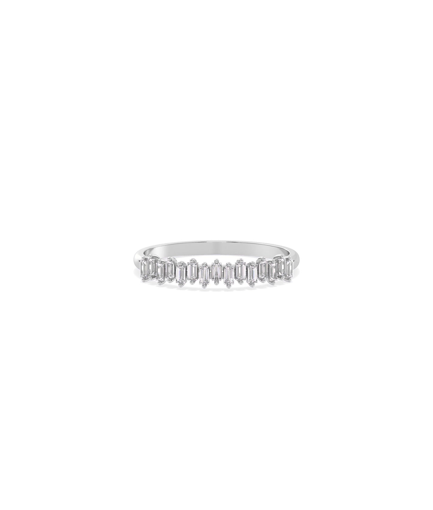 Diamond Baguette Band Ring | Everyday Jewelry For Women