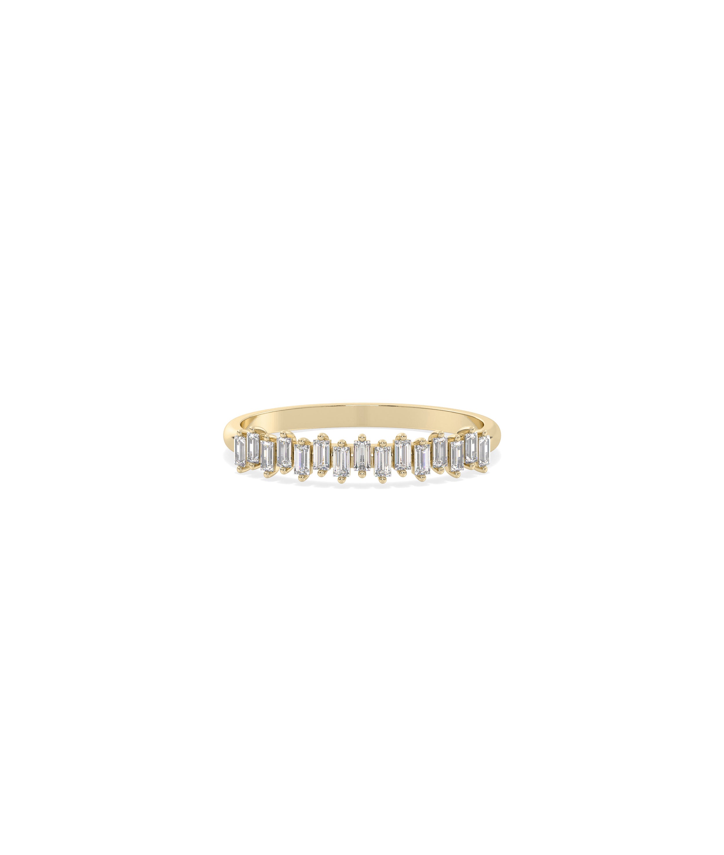 Diamond Baguette Band Ring | Everyday Jewelry For Women