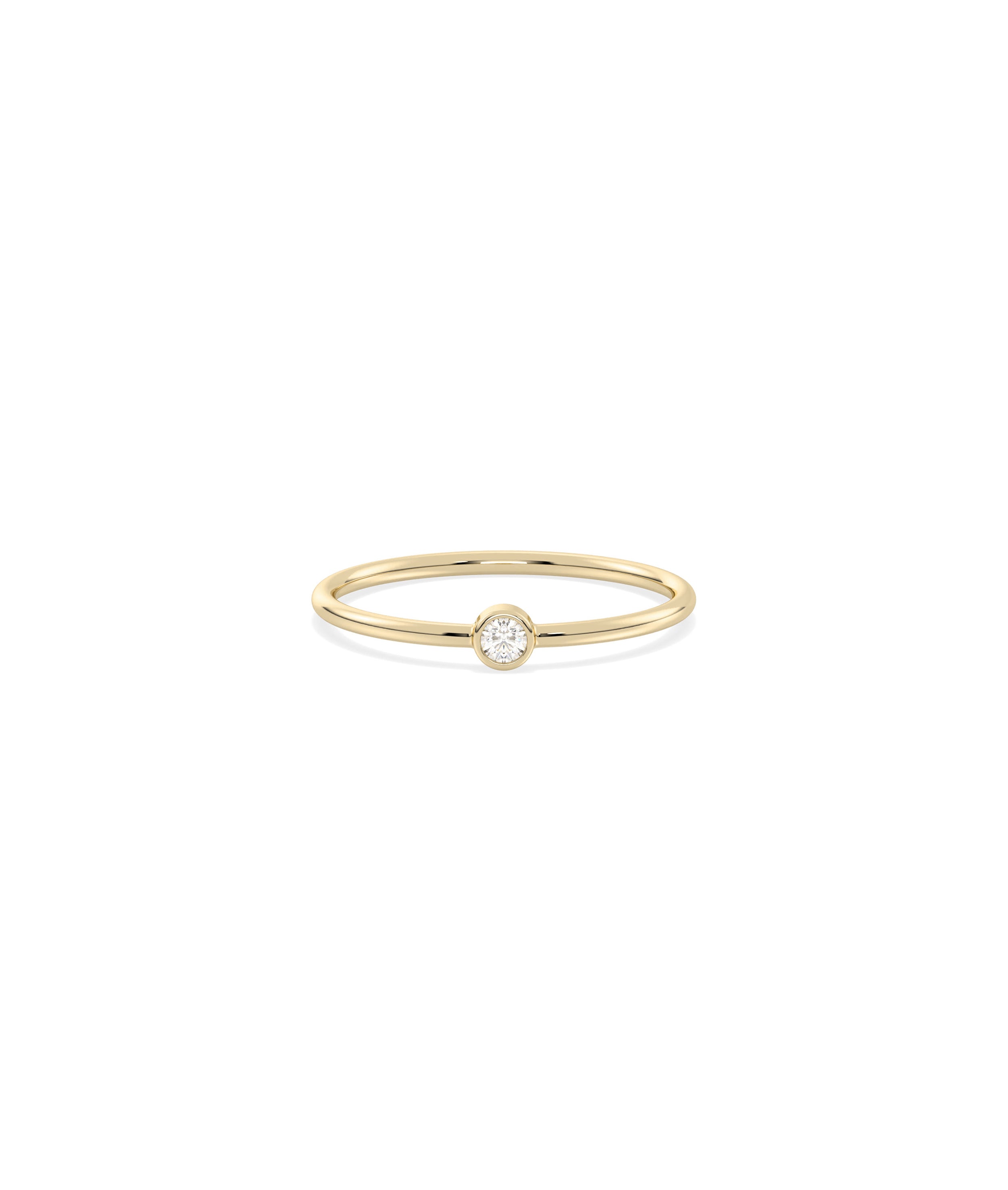 Diamond Solitaire Stackable Ring | Engagement Rings