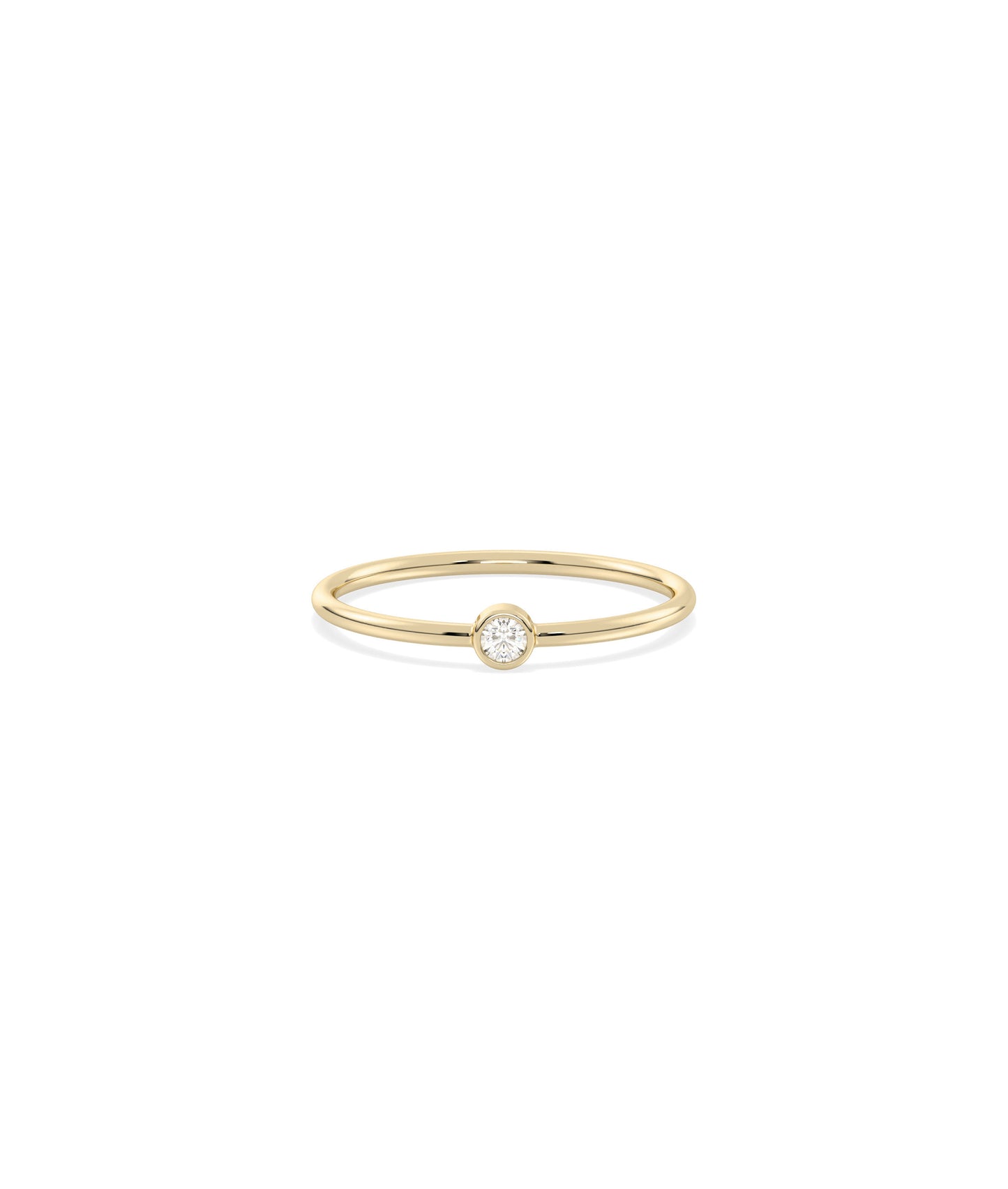 Diamond Solitaire Stackable Ring | Engagement Rings