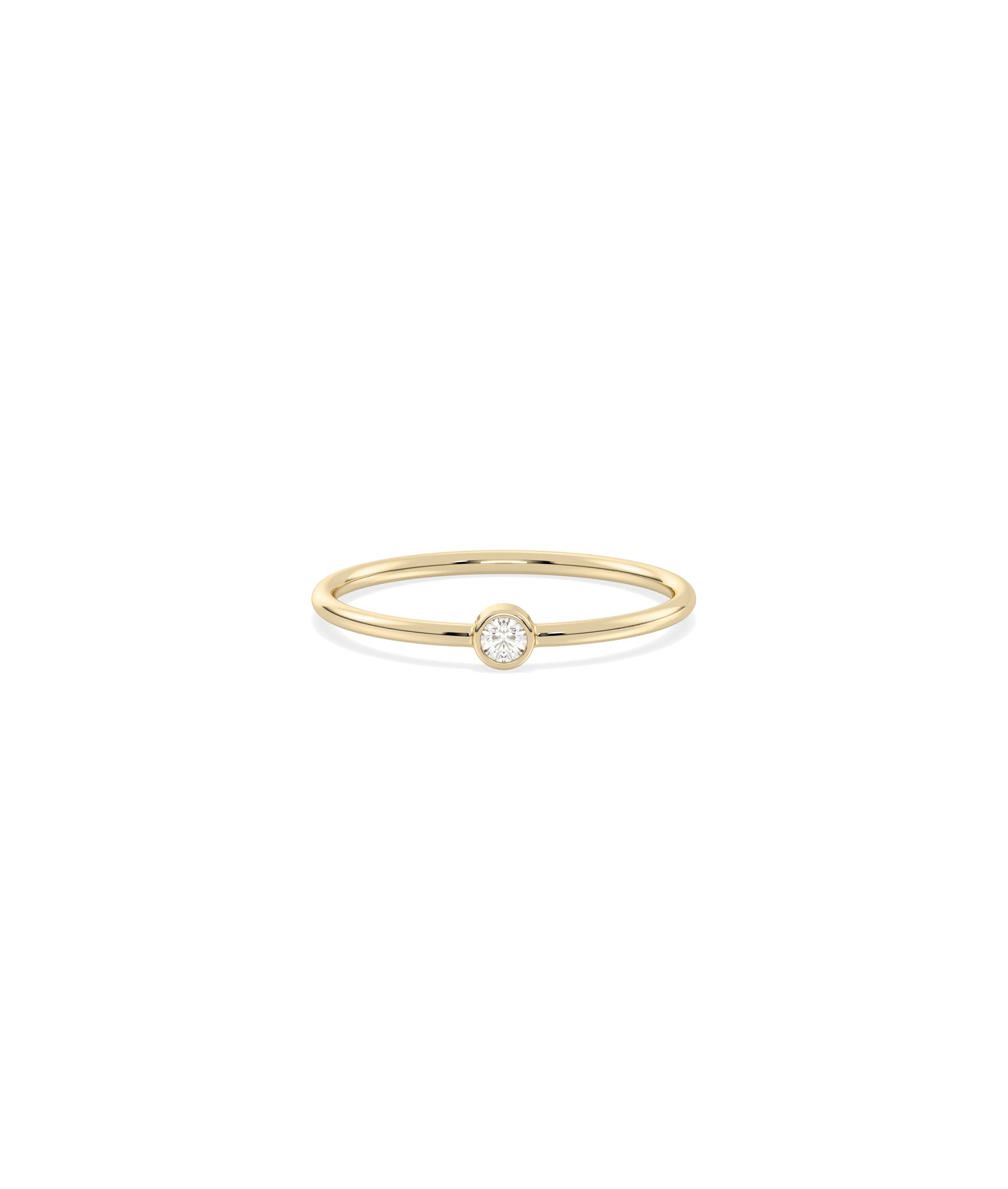 Diamond Solitaire Stackable Ring | Engagement Rings