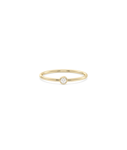 Diamond Solitaire Stackable Ring | Engagement Rings