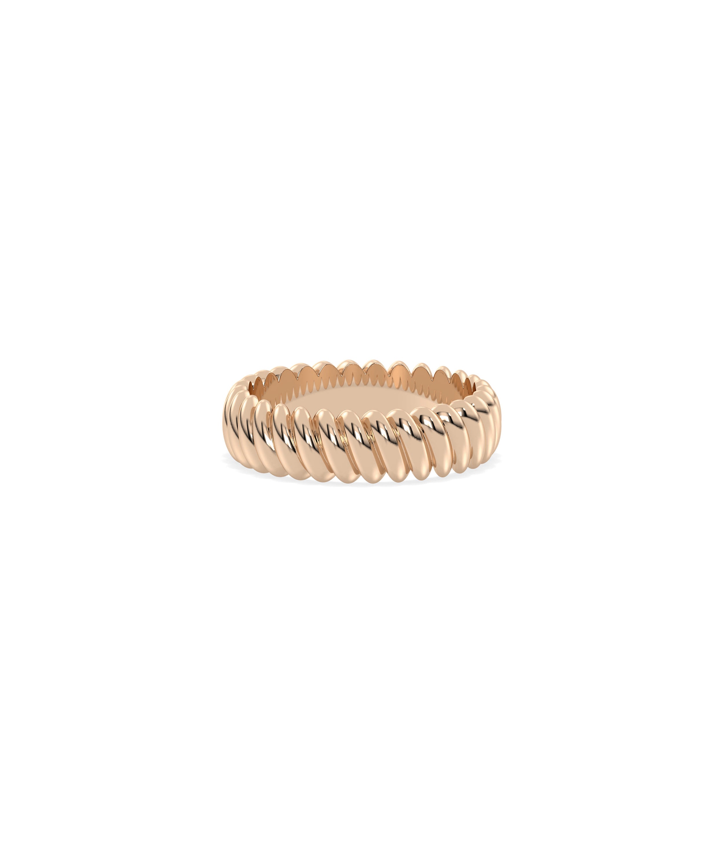 Gold Twist Band Ring