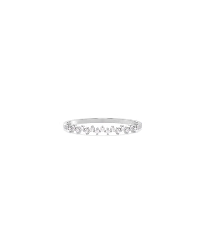 "Zig Zag Diamond Band Ring - Elegant Diamond Band Ring for Timeless Style"