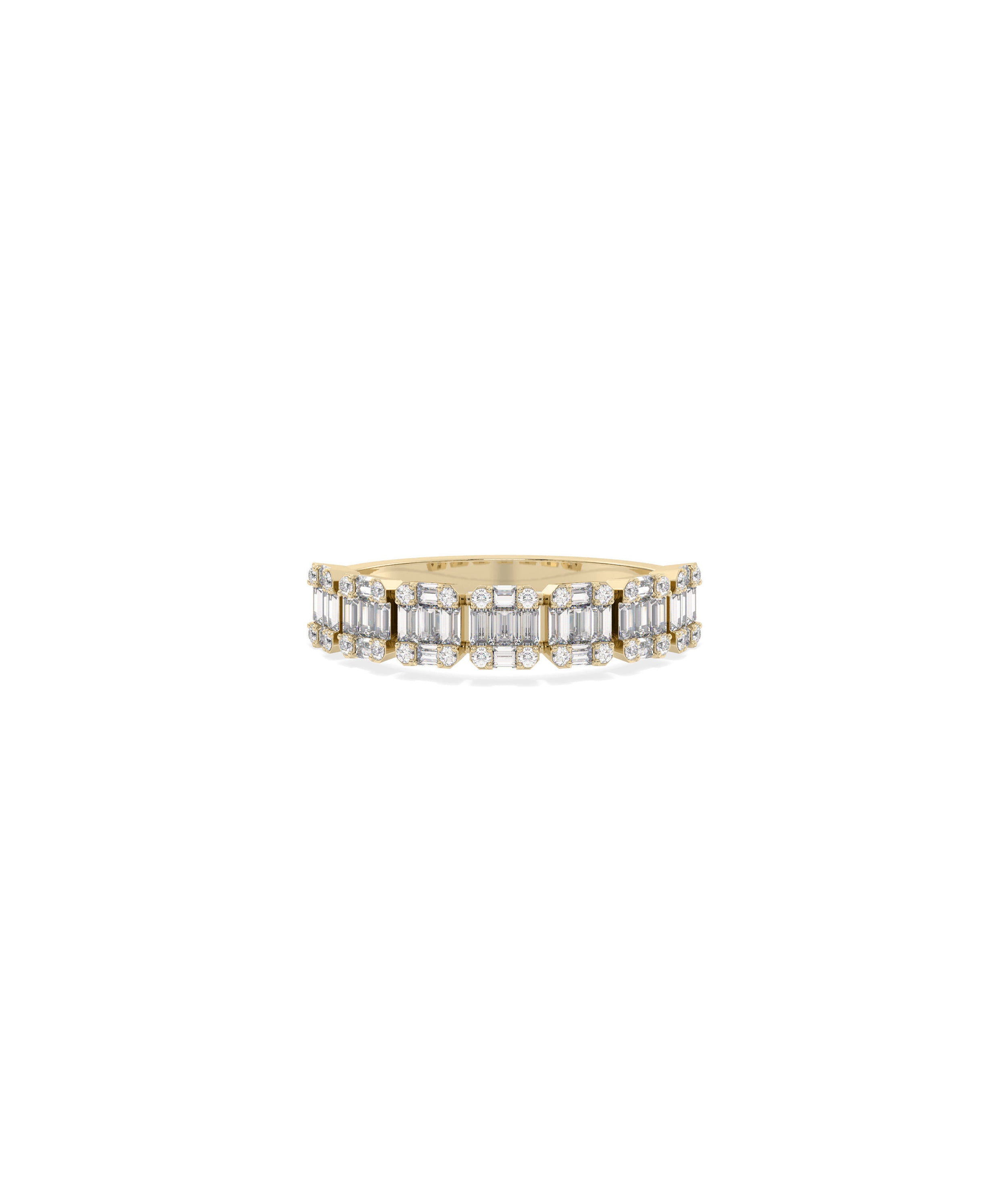 Diamond Illusion Set Band Ring