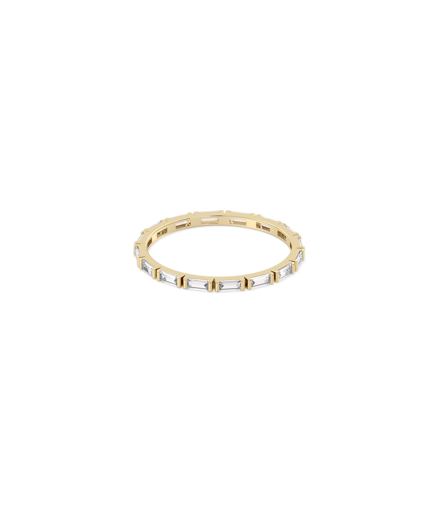 Diamond Baguette Eternity Band Ring | 14K Gold Engagement Rings