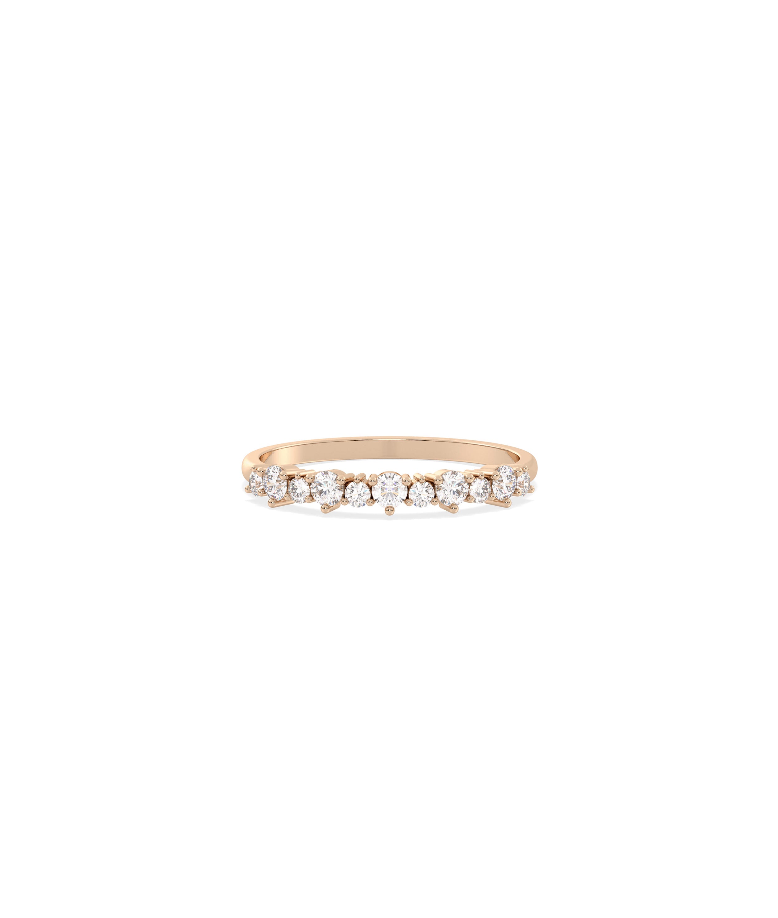 Diamond Cluster Band Ring