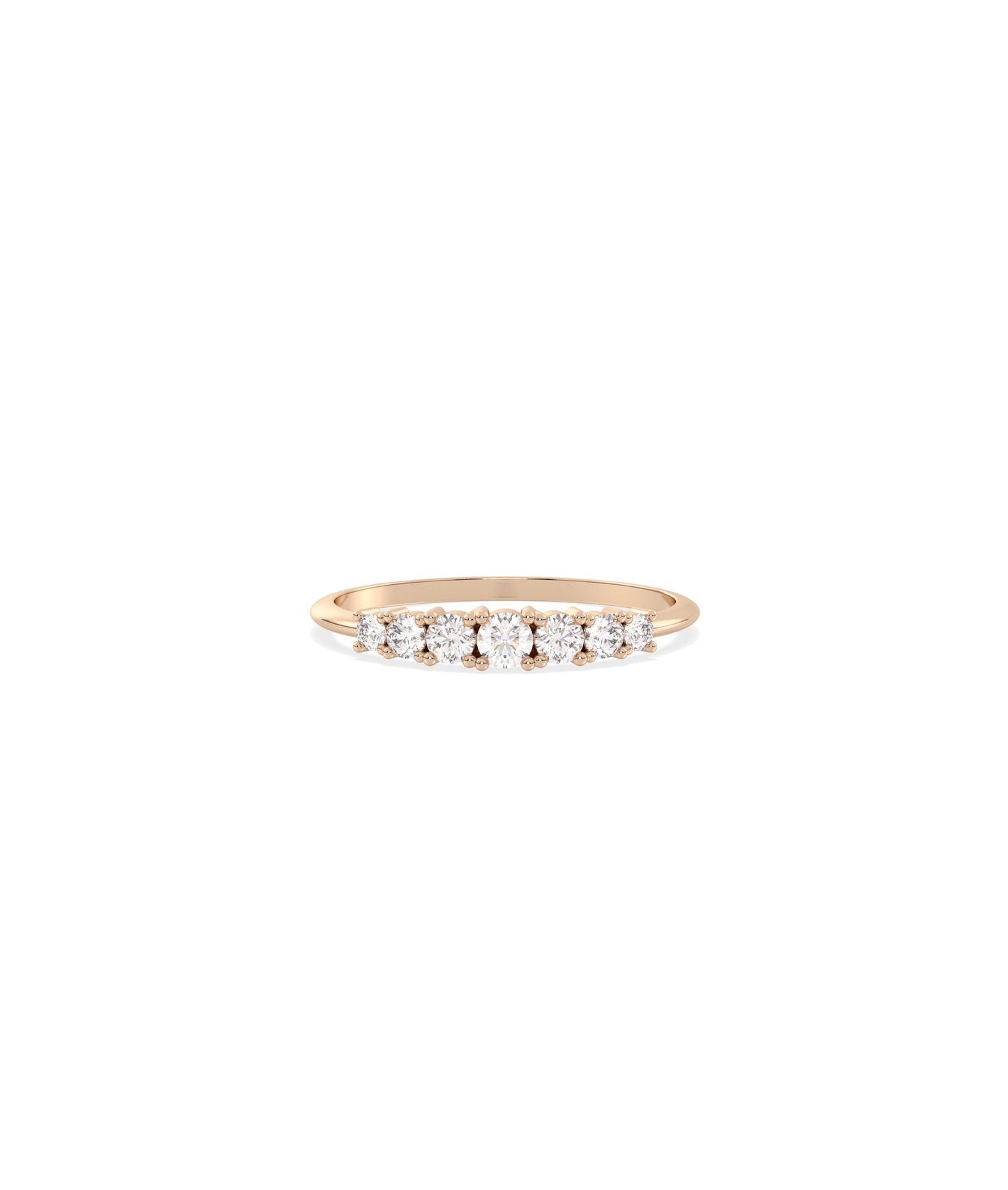 Graduating Diamond Band Ring | Diamond Band Rings 