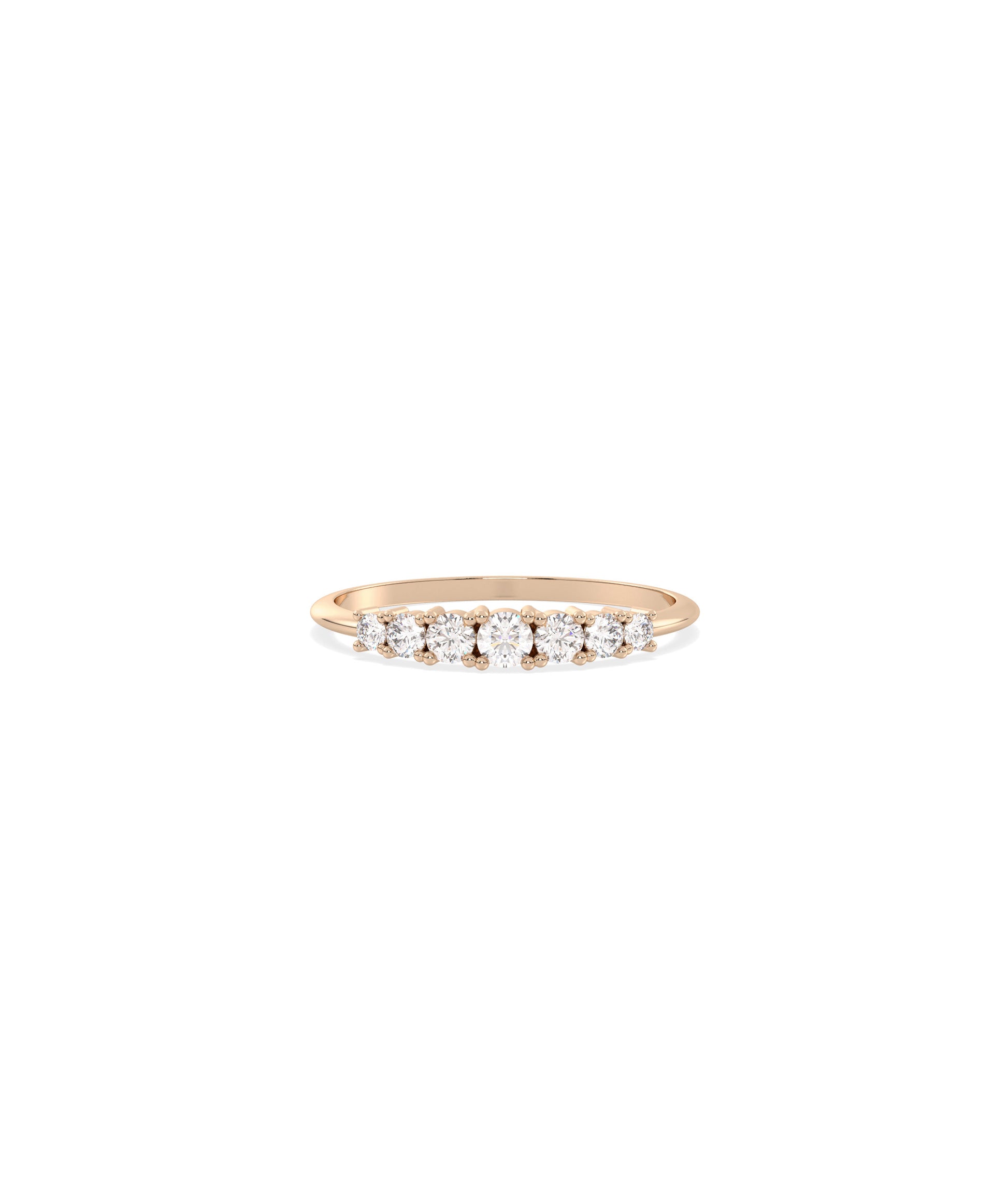 Graduating Diamond Band Ring | Diamond Band Rings 