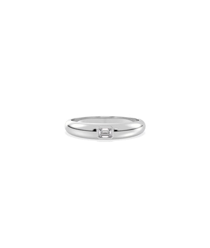 Diamond Solitaire Band Ring