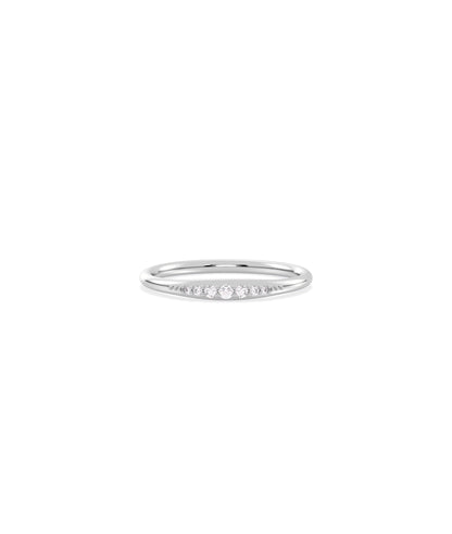 Narrow to Wide Diamond Band Ring - Diamond Band Ring 