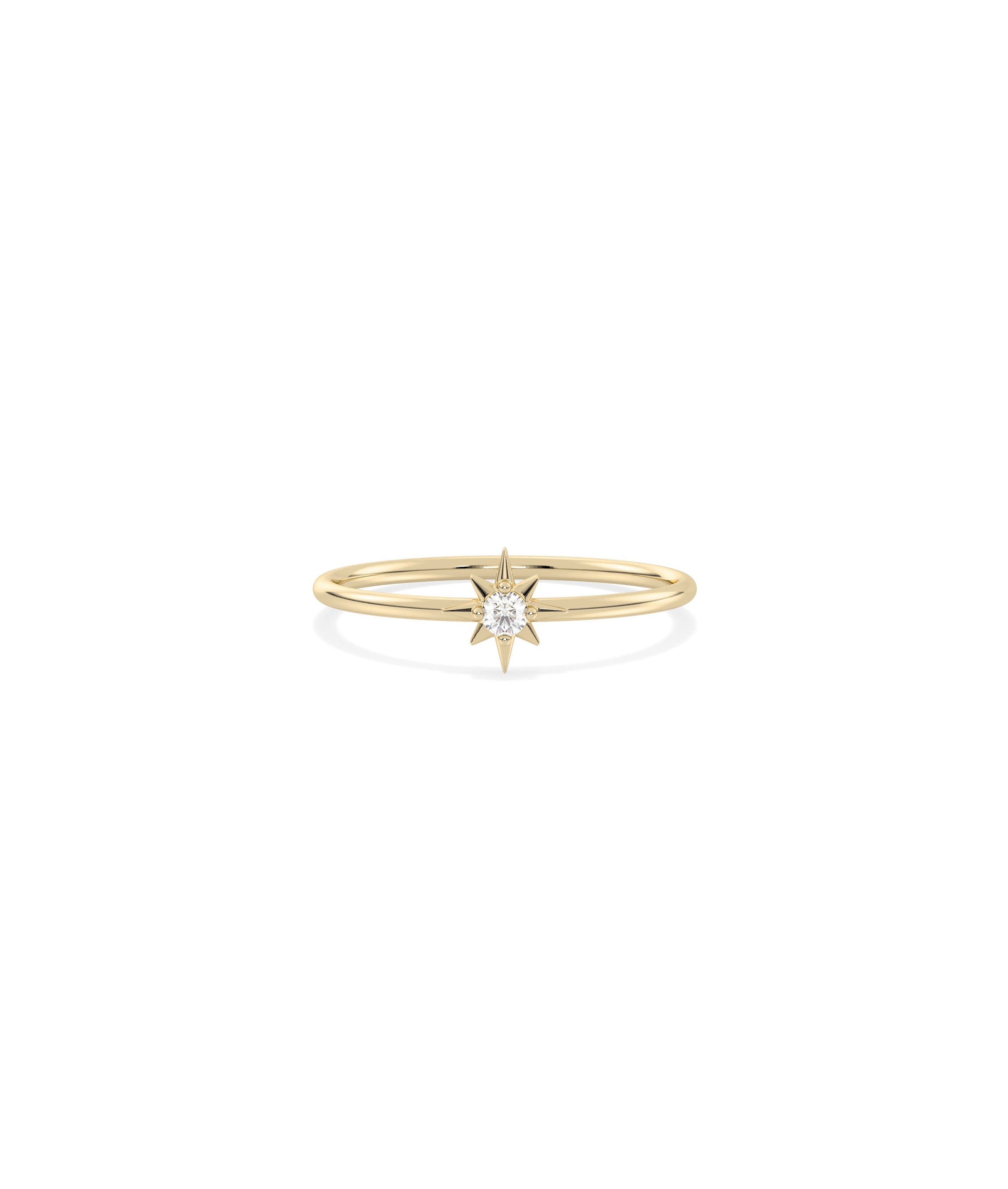 Star Band Ring | Diamond Band Ring 