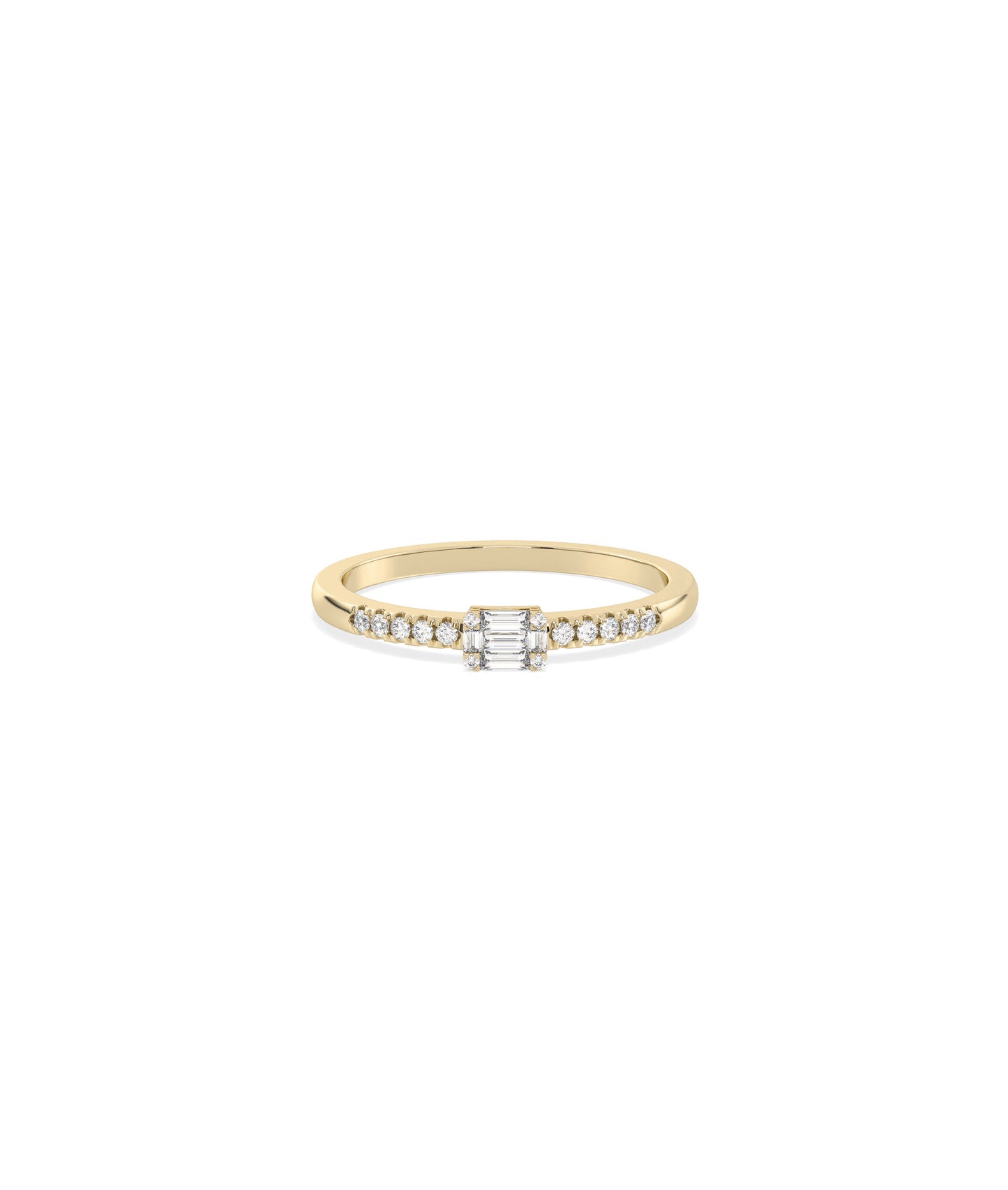 Diamond Illusion set Band Ring | Sparkling Diamond Jewelry