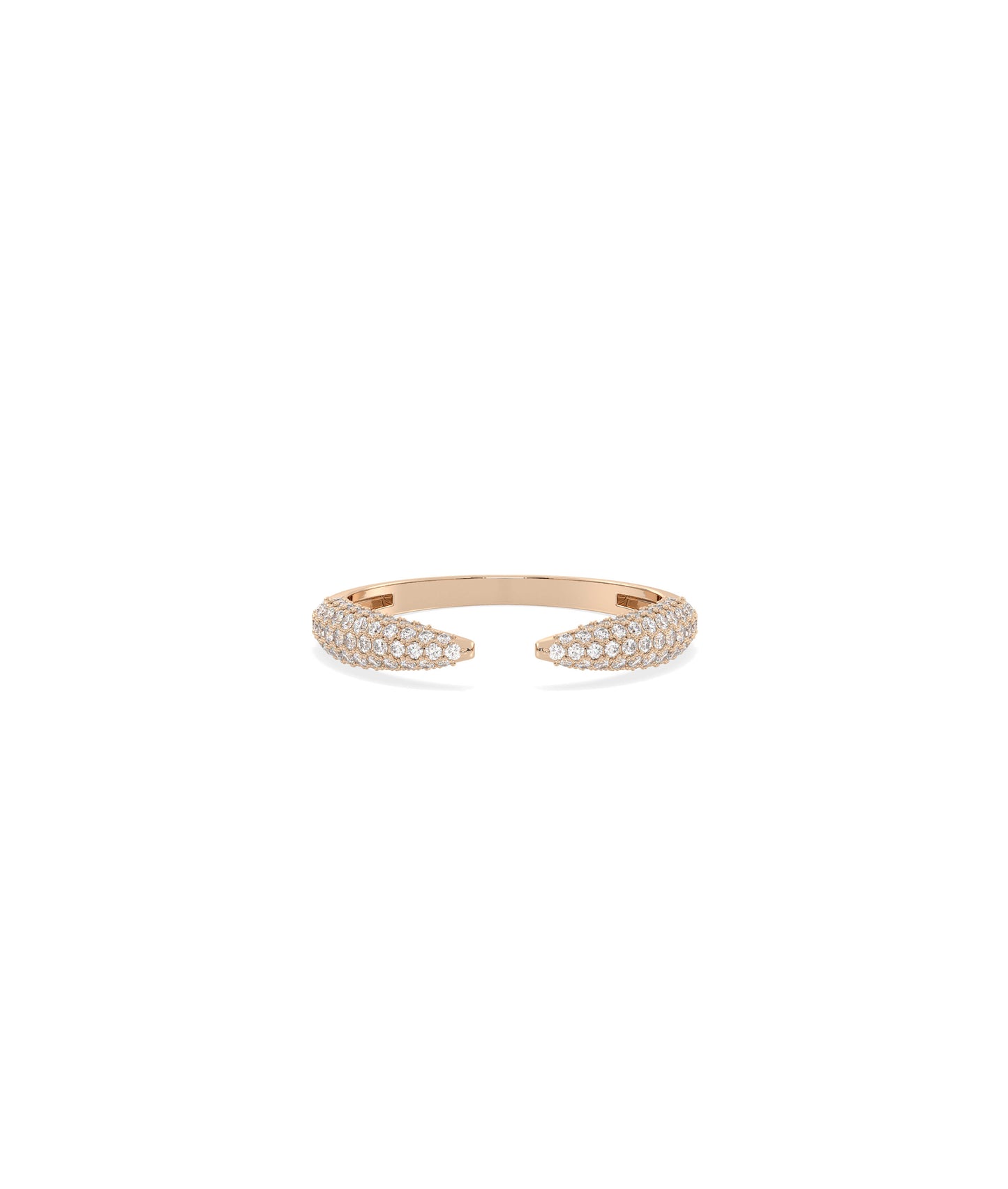 Gold Pave Split Ring - Chic Everyday Jewelry