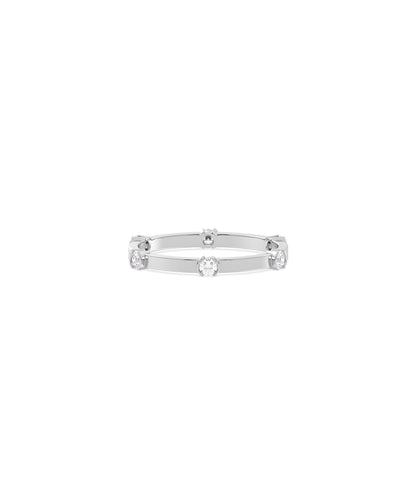 Station Band Ring - Diamond Band Ring