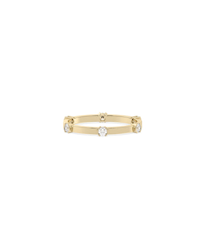 Station Band Ring - Diamond Band Ring