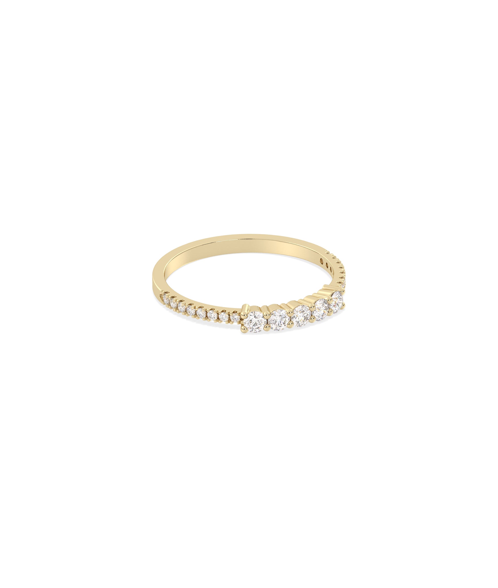 5 Stone Diamond Band Ring | Online Everyday Jewelry