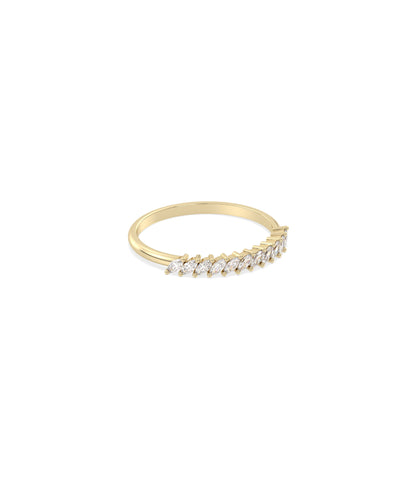 Marquise Diamond Band Ring - Everyday Jewelry