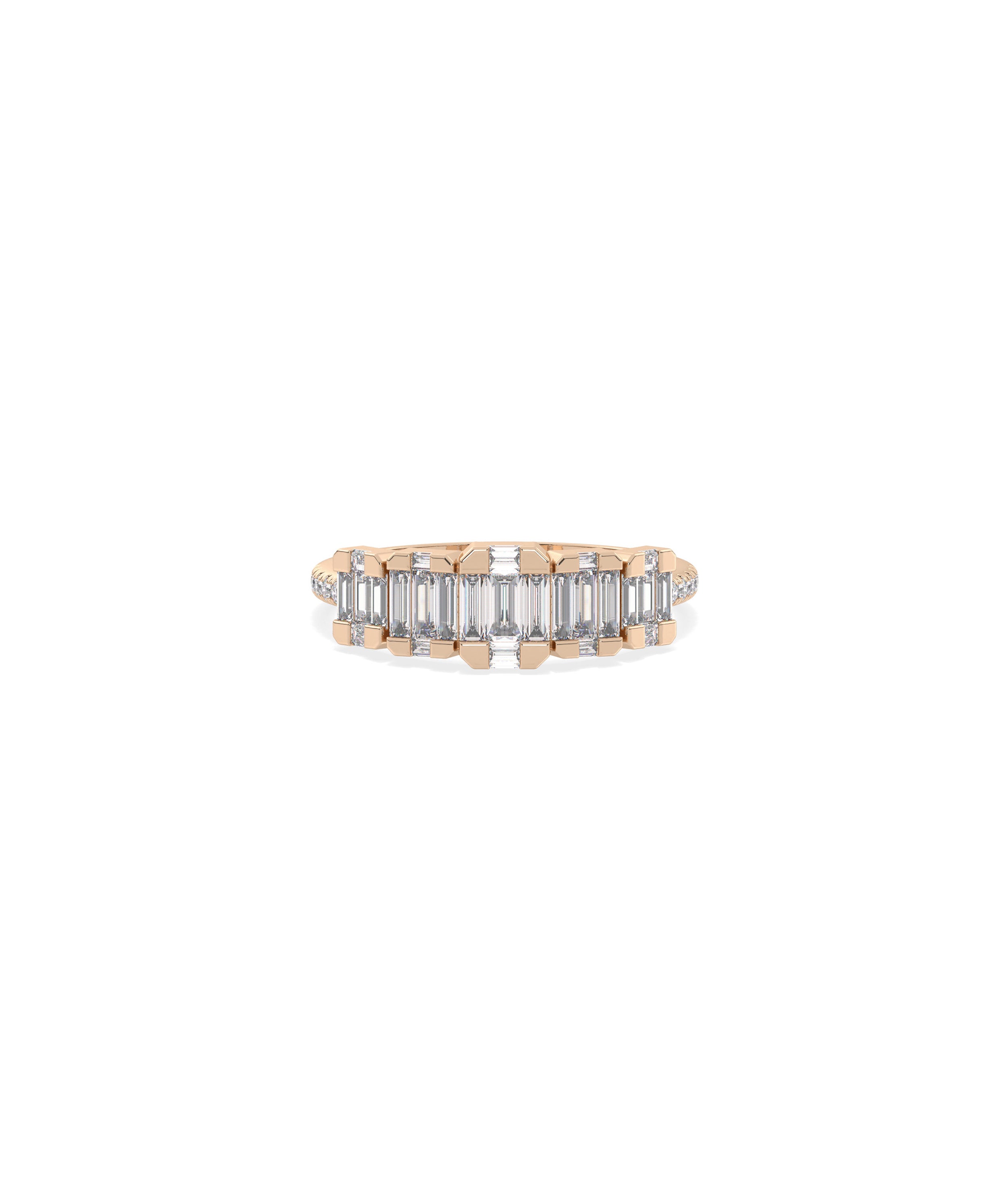 Diamond Illusion Set Band Ring