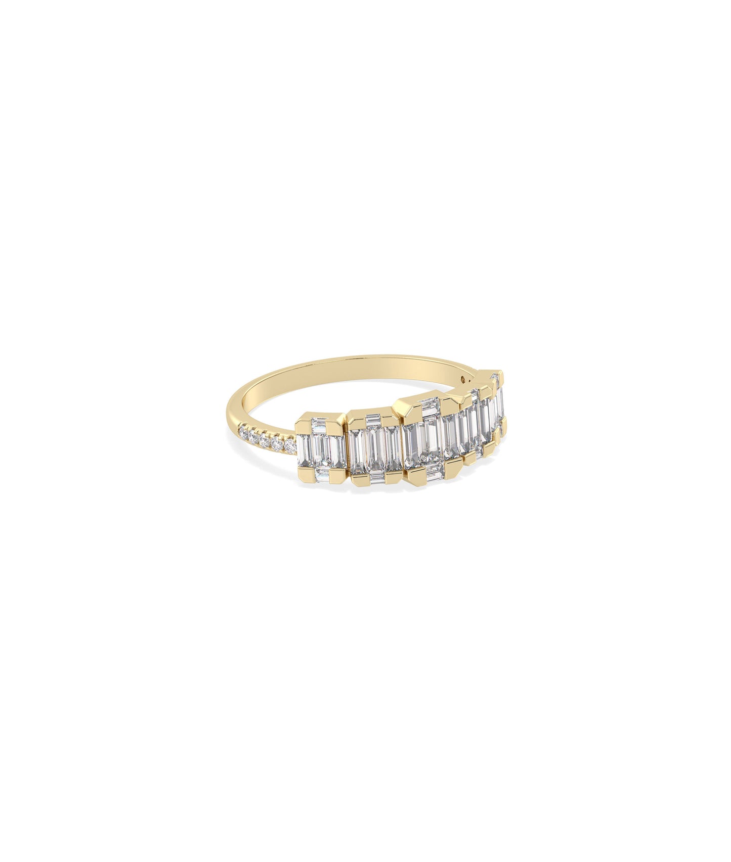 Diamond Illusion Set Band Ring