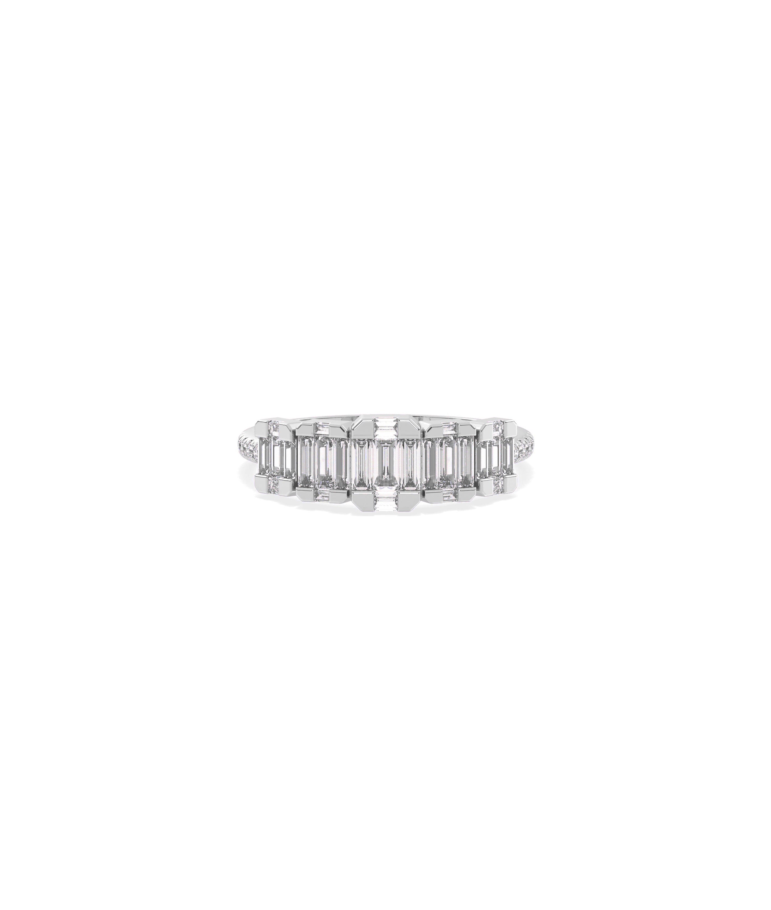 Diamond Illusion Set Band Ring