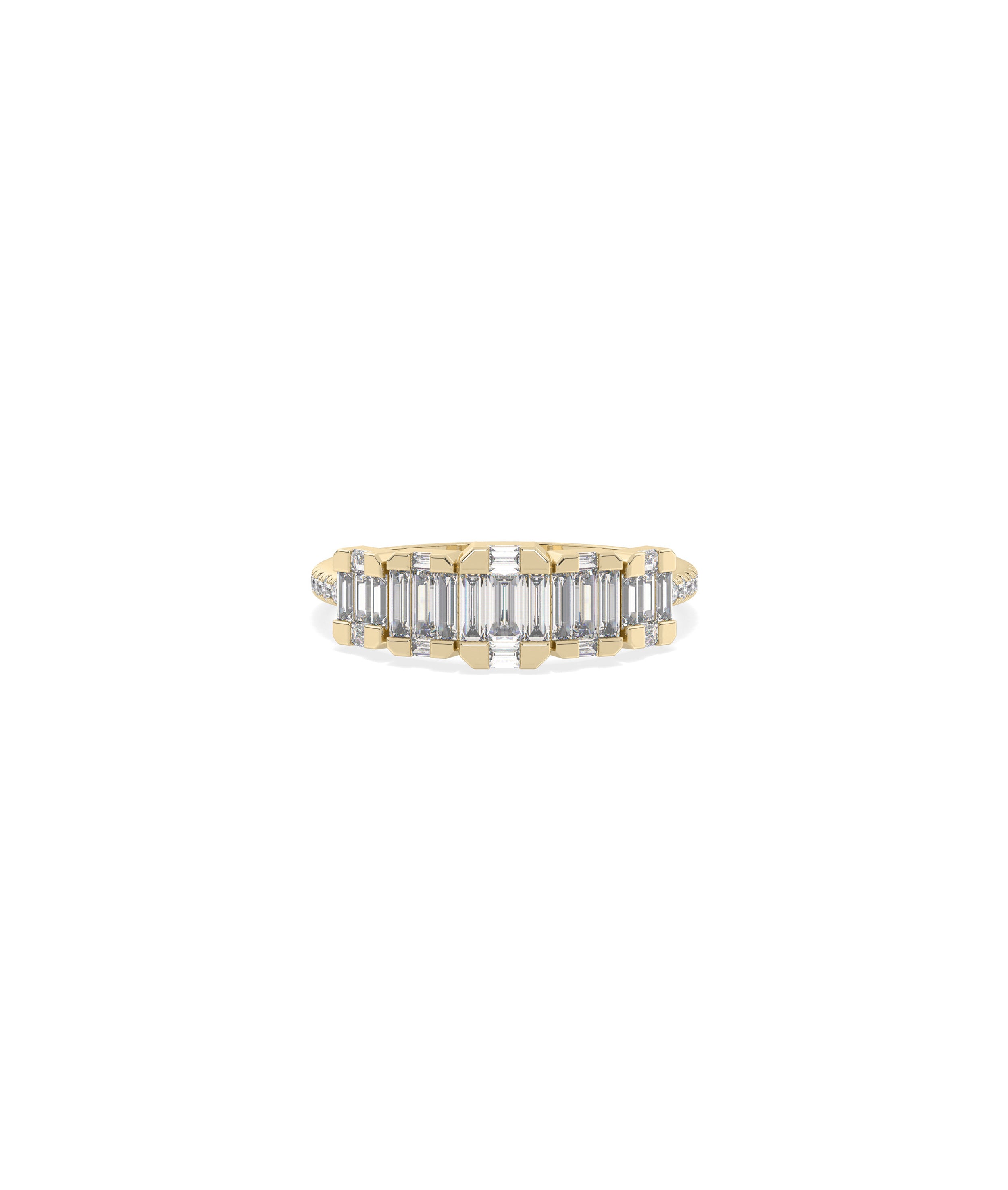 Diamond Illusion Set Band Ring