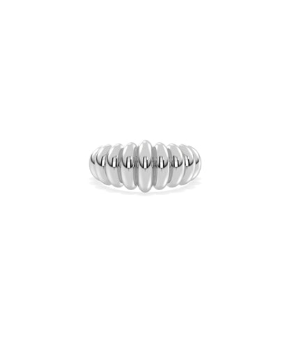 Groove Graduating Gold Band Ring | Diamond Band RIngs Online 