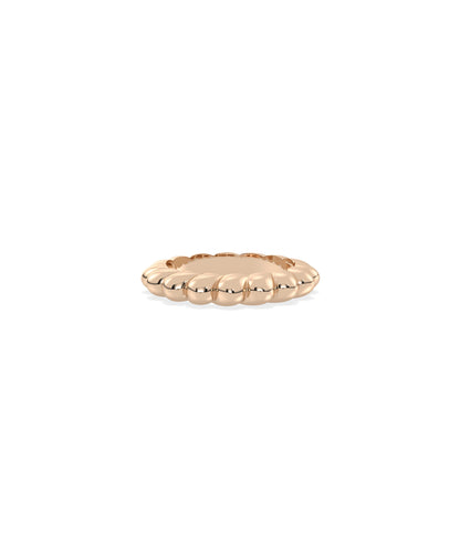 Gold Twist Band Ring | Diamond Band Rings Online