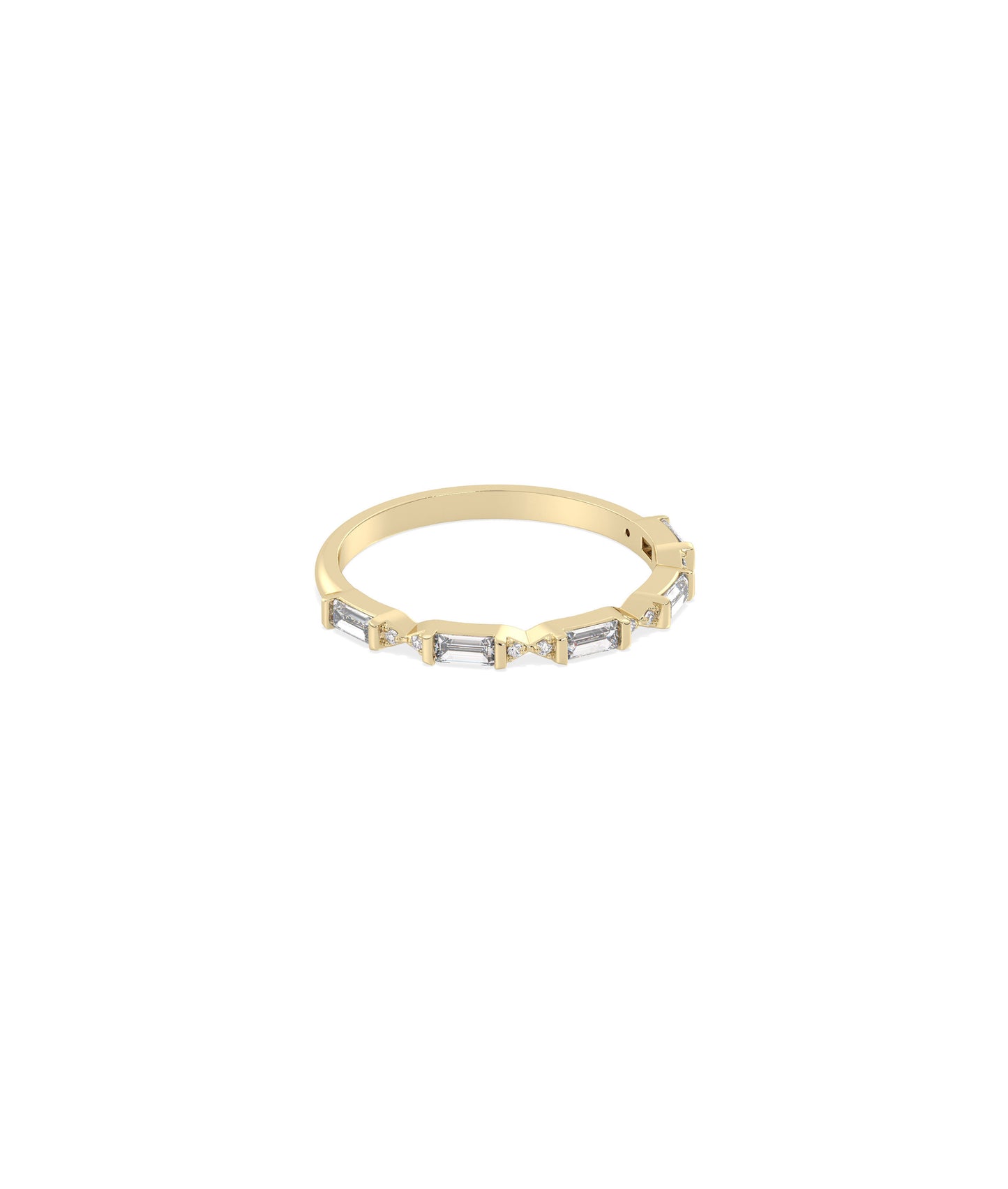 Diamond Baguette Band Ring | Diamond Band Rings For Women