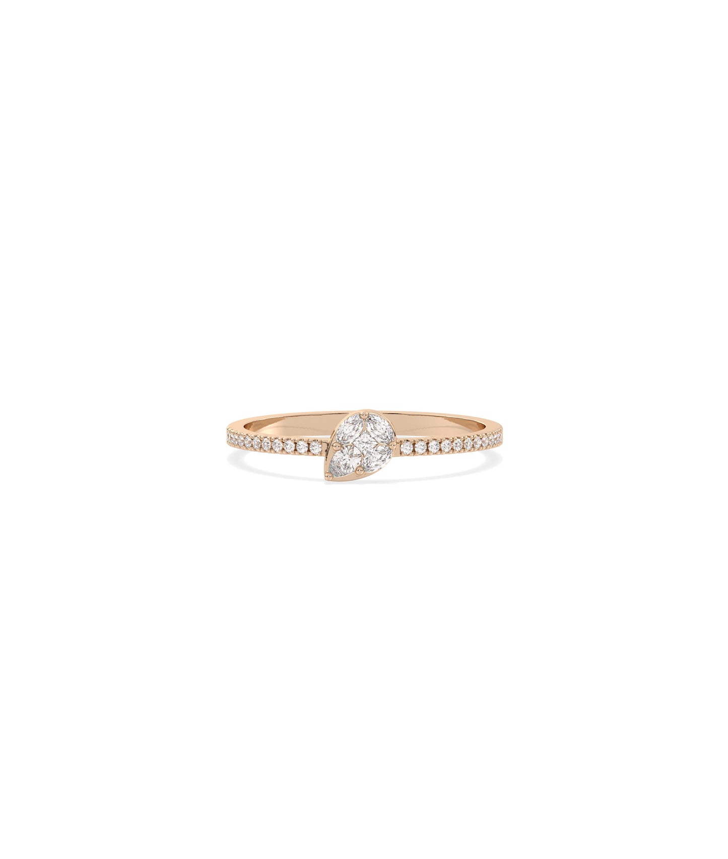 Illusion Set Diamond Band Ring | Diamond Band Rings