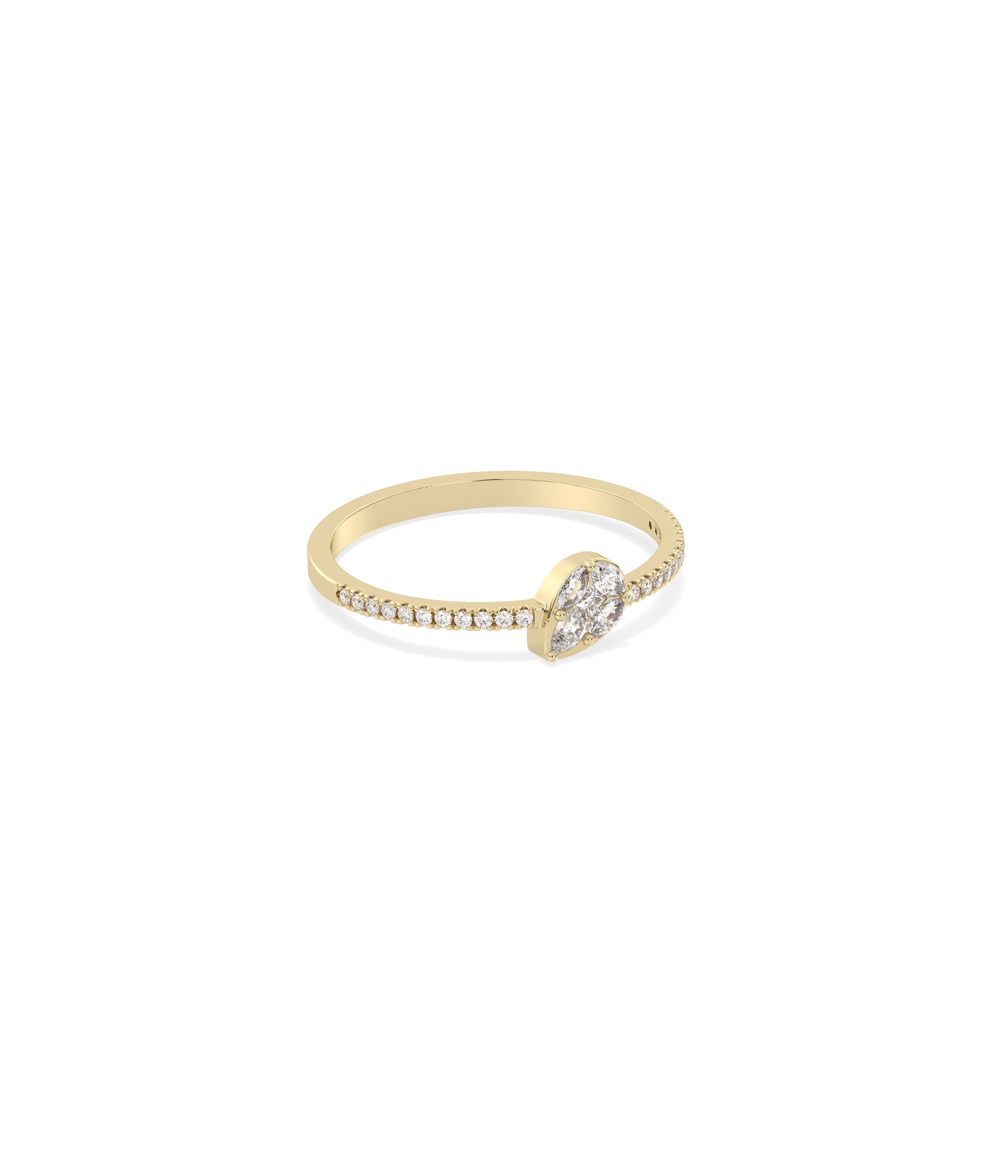 Illusion Set Diamond Band Ring | Diamond Band Rings