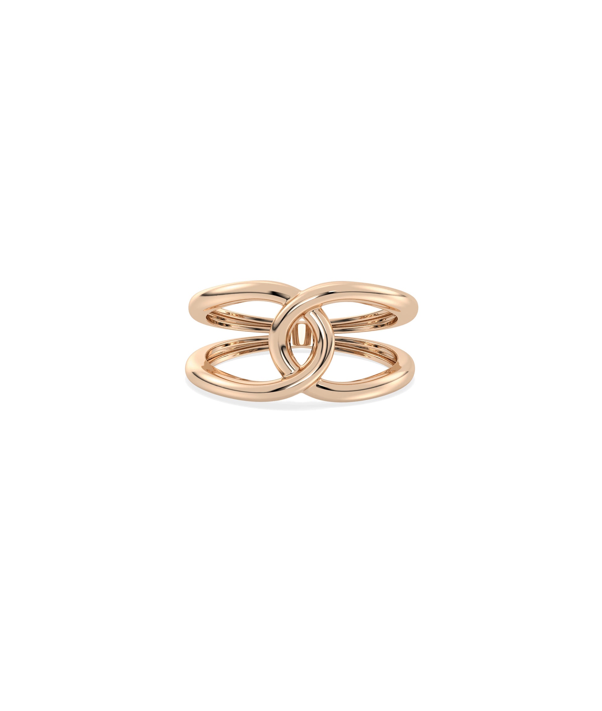 Gold Twist Band Ring | Shop Diamond Band Rings Online