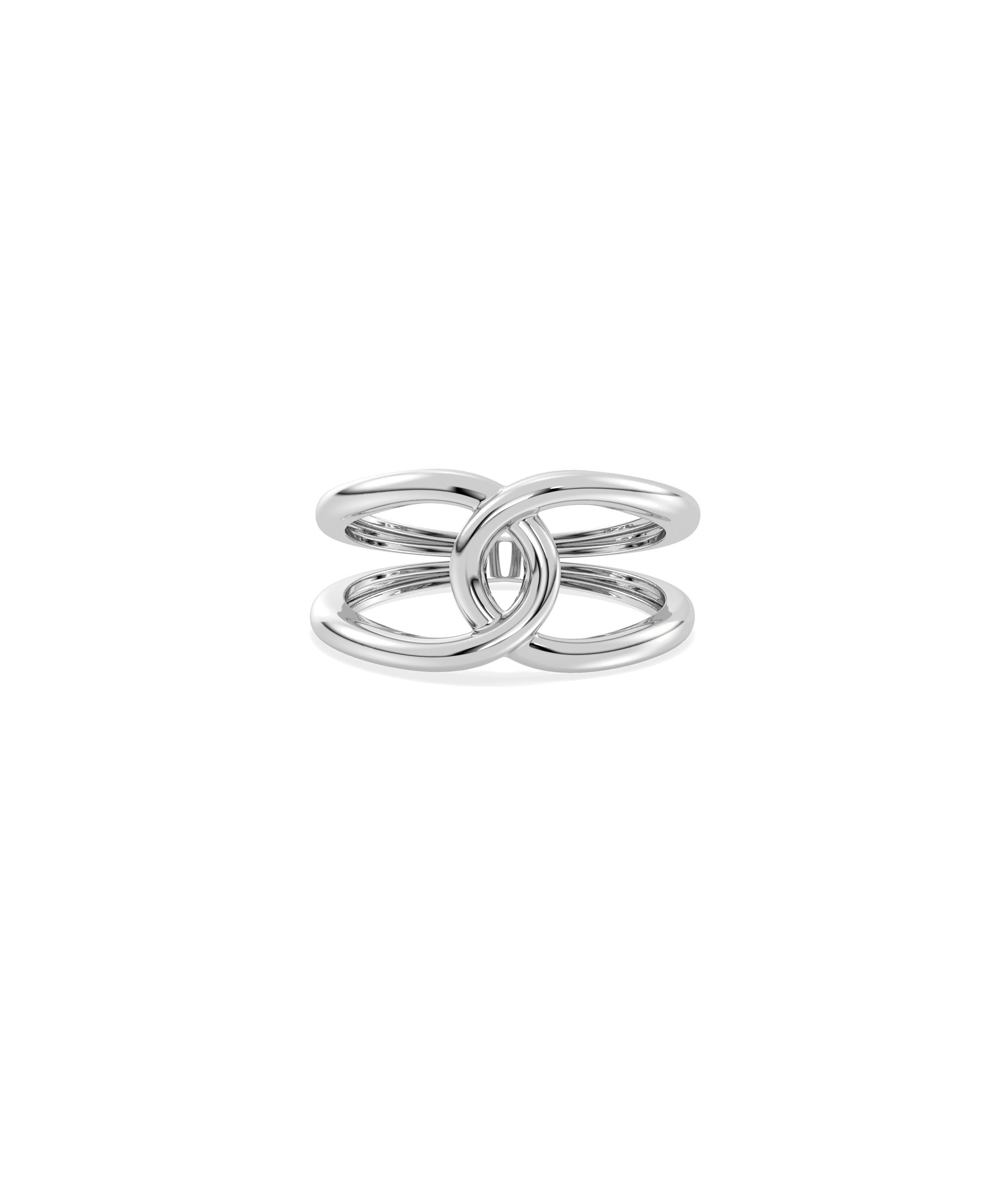 Gold Twist Band Ring | Shop Diamond Band Rings Online