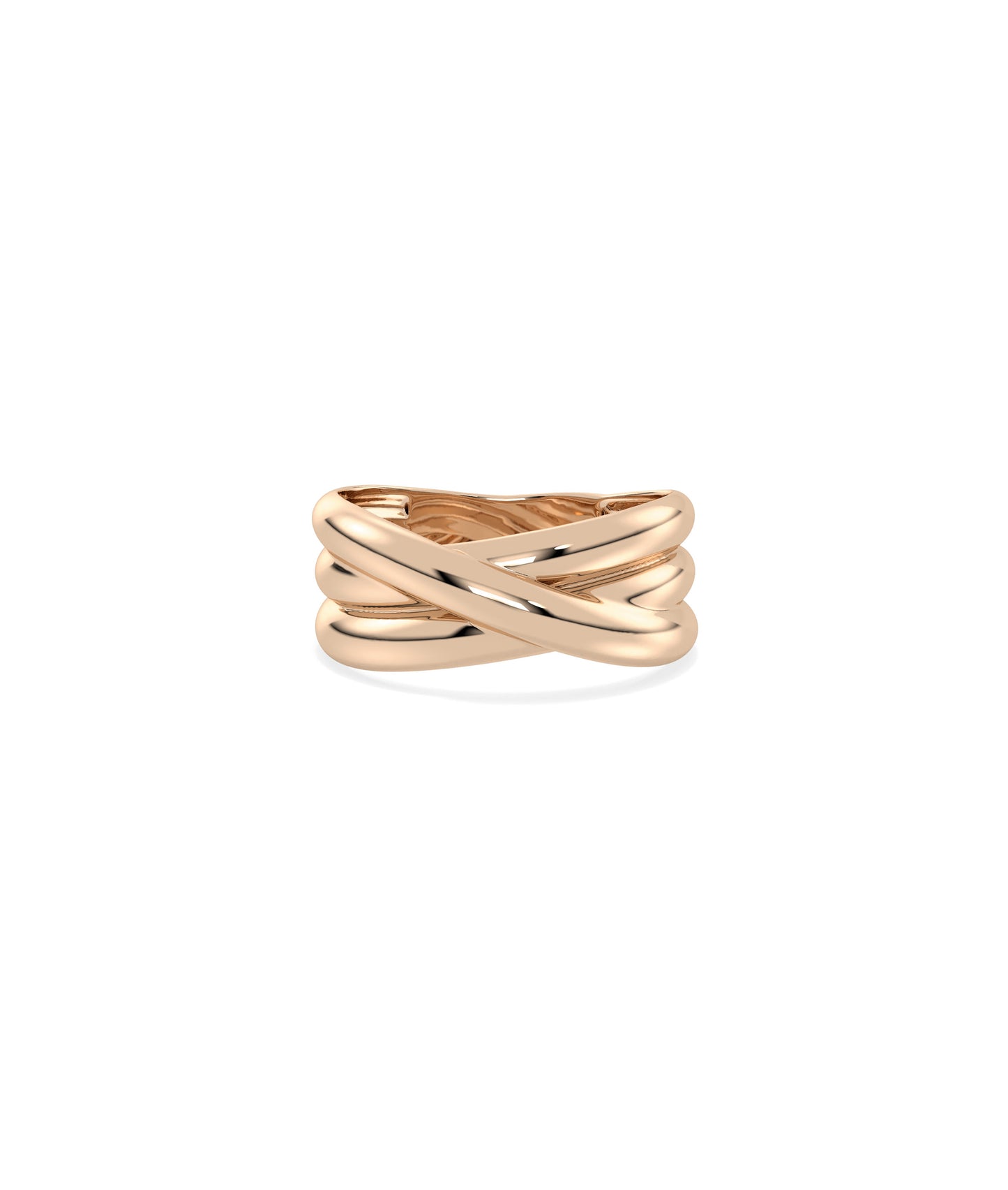 Gold Criss Cross Ring