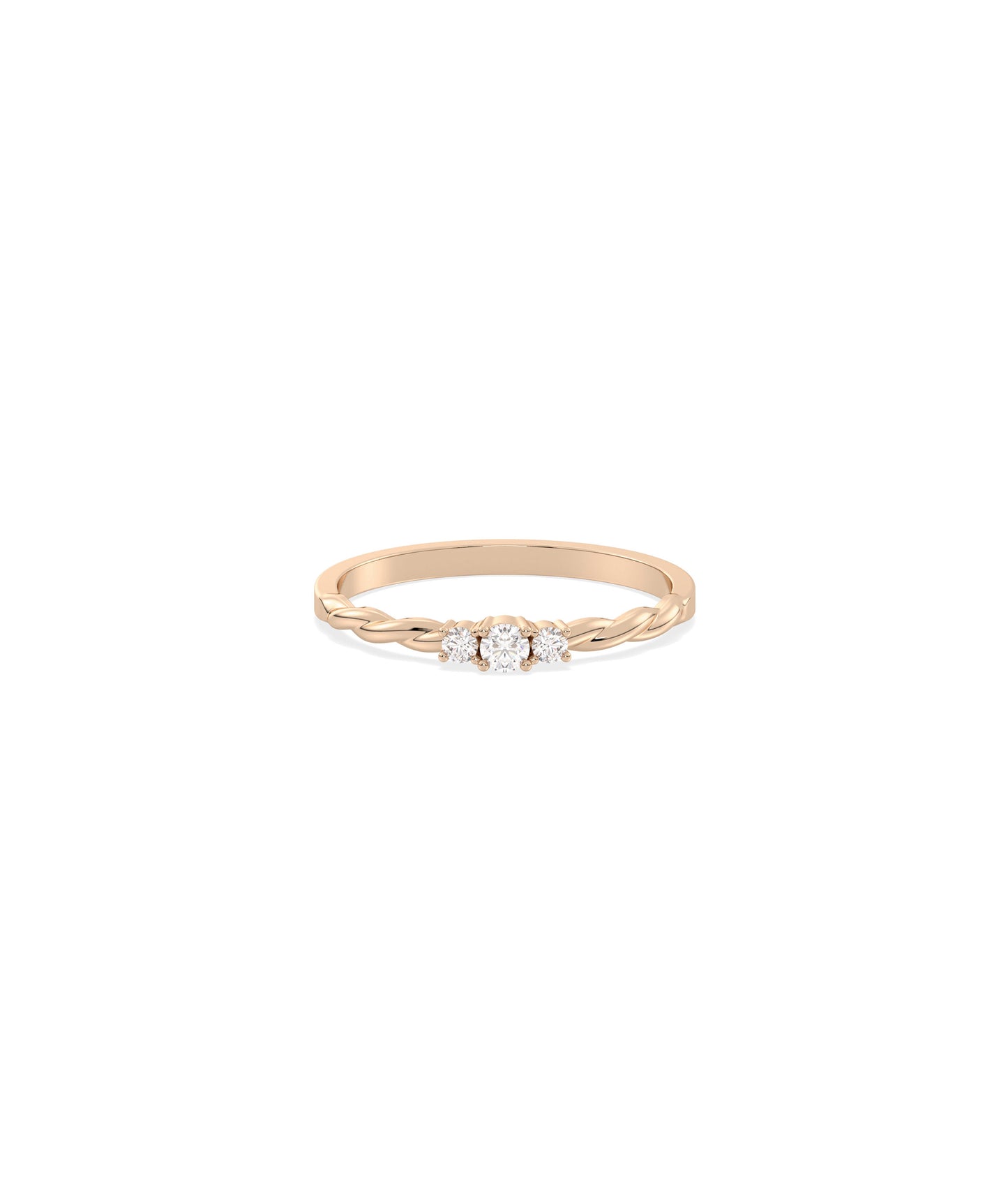 Diamond Rope Band Ring - Everyday jewelry