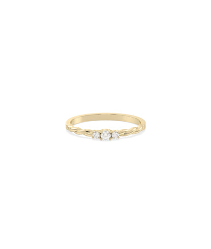 Diamond Rope Band Ring - Everyday jewelry