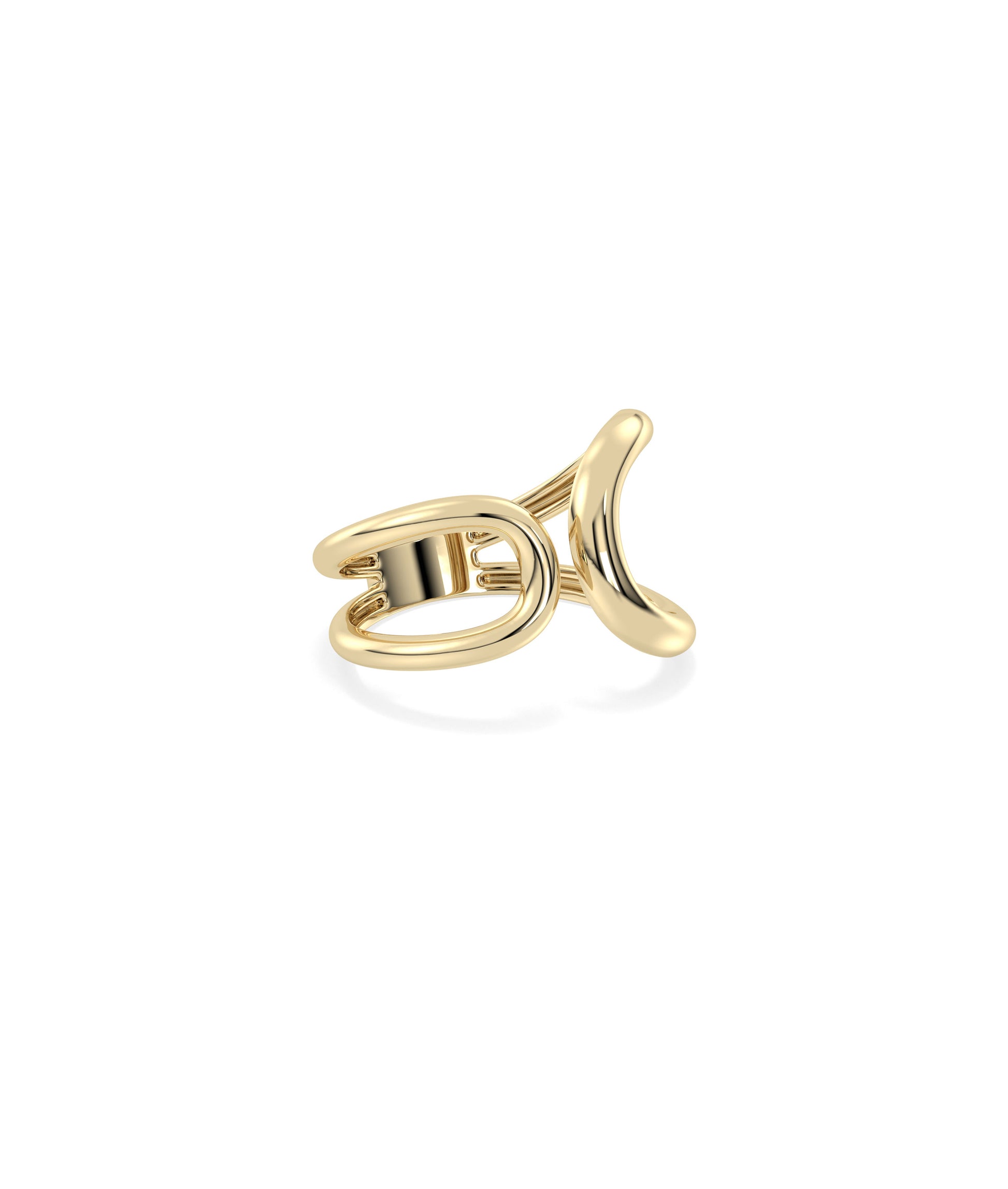 Gold Twist Split Ring | Engagement Rings For Women