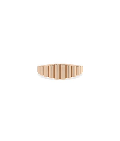 Groove Graduating Gold Band Ring | Diamond Band RIngs 