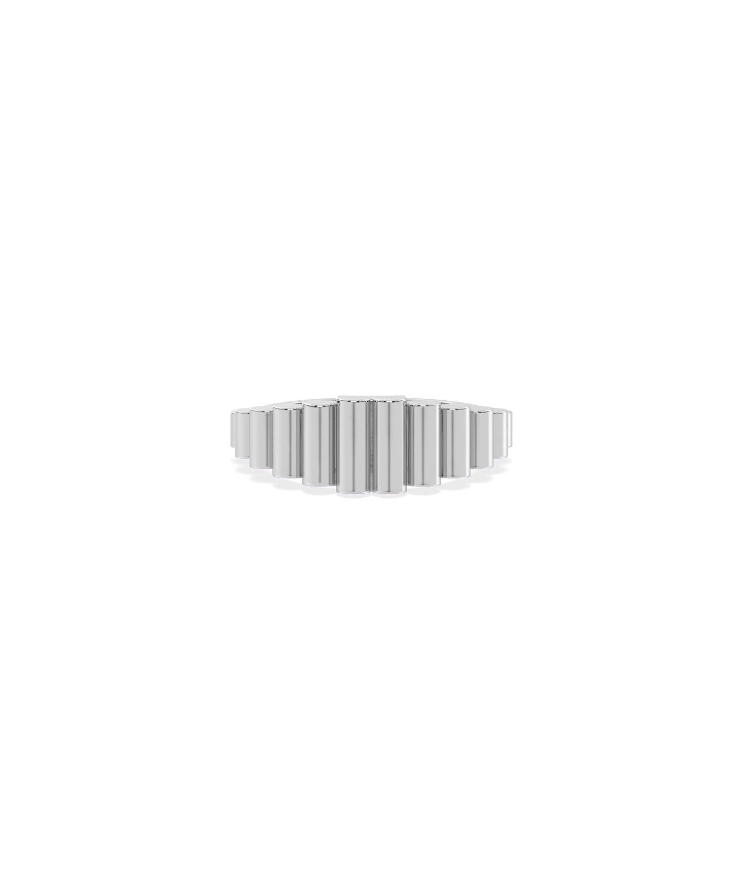 Groove Graduating Gold Band Ring | Diamond Band RIngs 