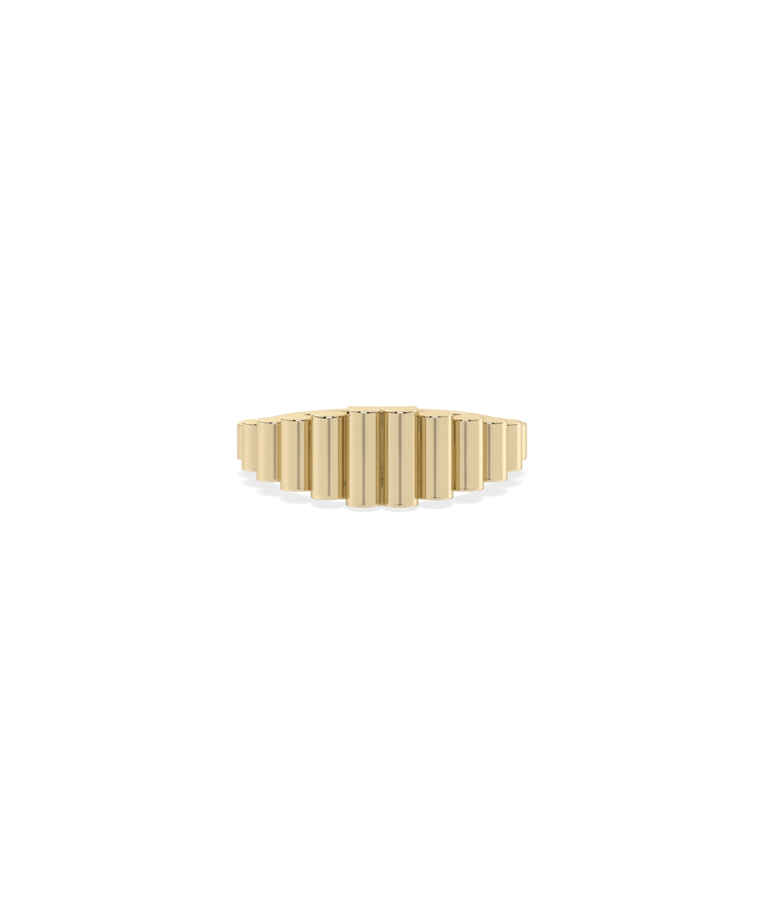 Groove Graduating Gold Band Ring | Diamond Band RIngs 