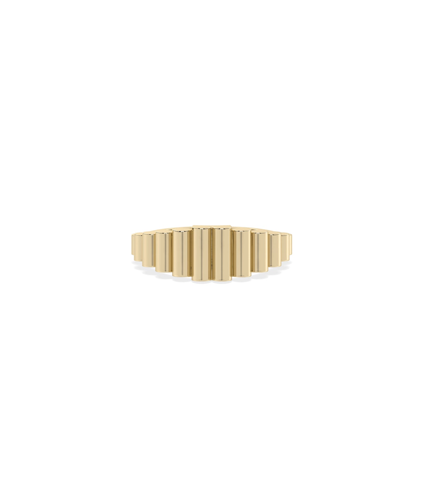 Groove Graduating Gold Band Ring | Diamond Band RIngs 