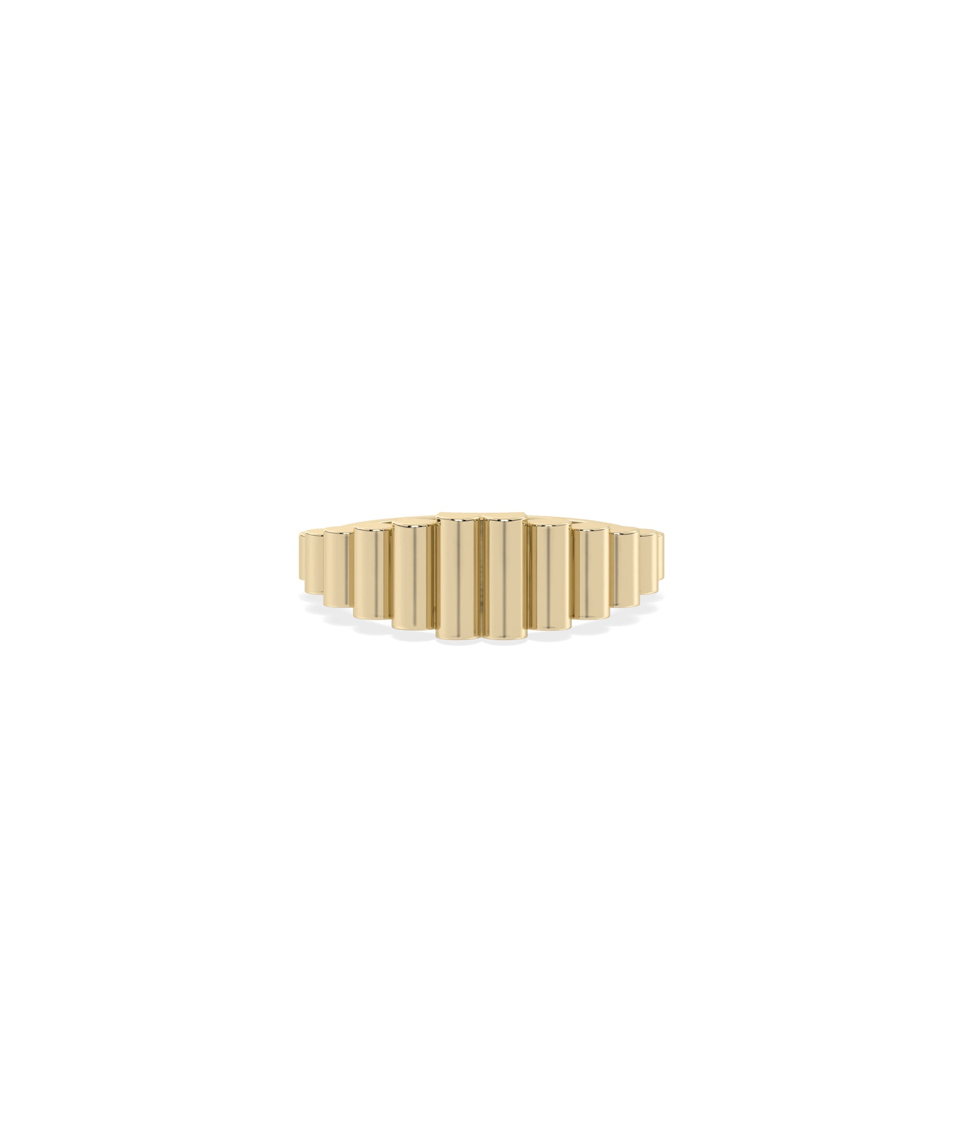 Groove Graduating Gold Band Ring | Diamond Band RIngs 