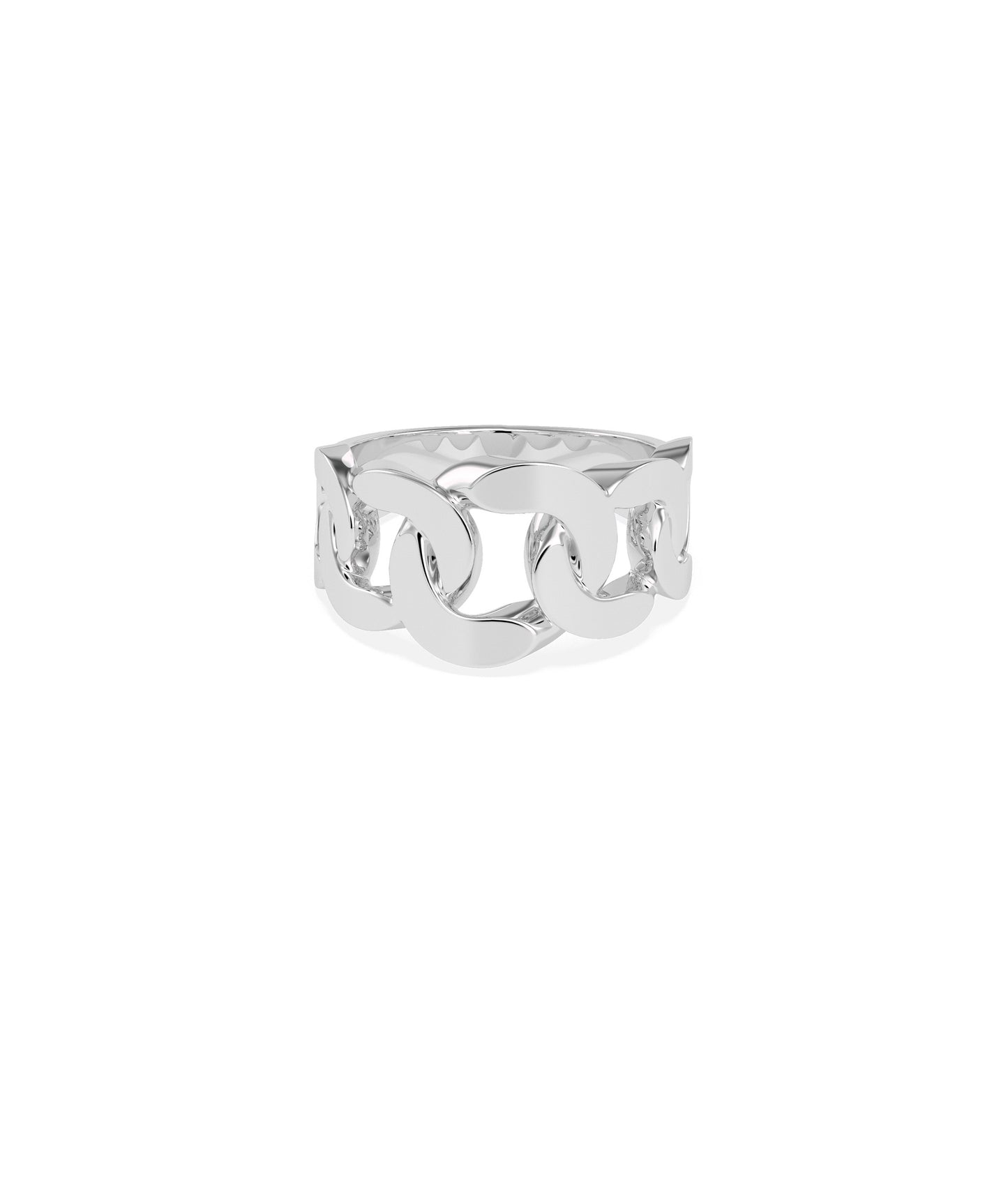 Gold Curb Link Ring